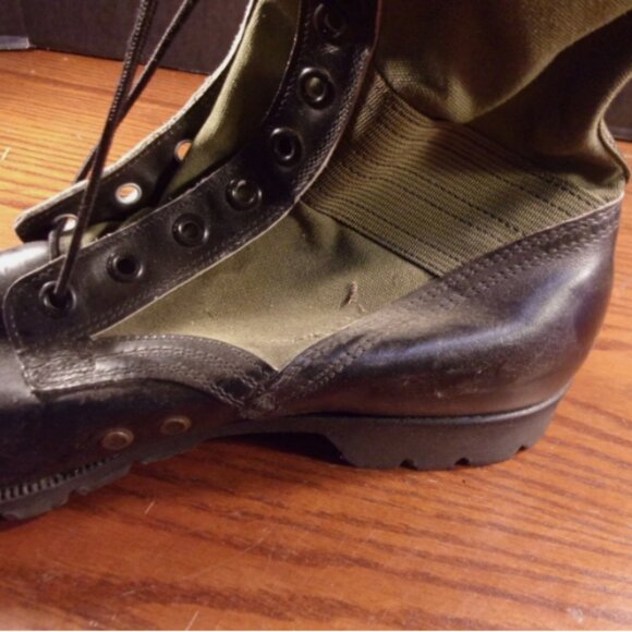 DEC 1966 BATA VIETNAM ERA SPIKE PROTECTIVE COMBAT sz14N JUNGLE BOOTS SI 460